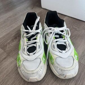 adidas White and Green Women's Sneakers